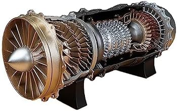乐天商城 - 【中古】(非常に良い)航空機エンジンシミュレーション電気モデル、実行するミニ戦闘機ターボファンエンジンモデルキット、DIY組み立て金属モデルエンジン、子供大人向