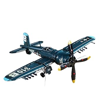 【中古】爆撃機戦闘機モデル 錬鉄製金属クラフト折り畳み翼ホームオフィス装飾コレクションギフト16.1X13X4.3in