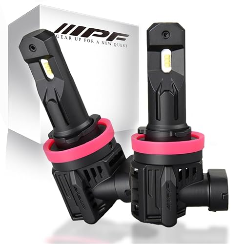 【中古】(未使用品)M's Basic by IPF ヘッドライト フォグランプ LED バルブ スマートシリーズ 6500K H8／H11／H16 ハロゲンサイズ型 ファン付きモデル AMZ-HFE101