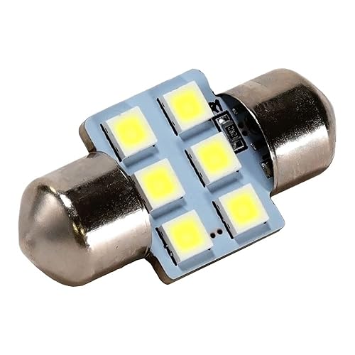 樂天商城 - 【中古】(非常に良い)ピカキュウ マツダ CX-5 [KF系]対応 ラゲッジルームランプ LED T10×31 枕型 140ルーメン 日亜化学工業製素 6連 ルームランプ用 LEDフェストンバ