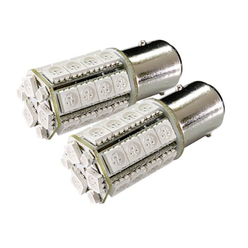 【中古】(非常に良い)ピカキュウ ダイハツ エッセ [L235S／L245S]対応テール＆ストップランプ LED [BAY15d] S25D 30連ダブル口金球 レッド 2個 21004