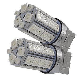 【中古】(未使用品)ピカキュウ スズキ ワゴンR RR MH21S(MC後) テール＆ストップ LED T20D T20ダブル 30連ウェッジダブル球 レッド 2個 20506