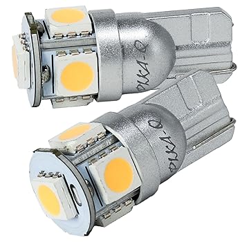 【中古】(非常に良い)ピカキュウ マツダ ロードスター [NB系 後期] ポジション LED T10 5連 ウォームホワイト 2個 20242 2-B-10