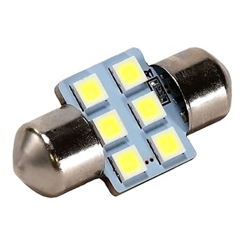 【中古】(未使用品)ピカキュウ ダイハツ エッセ [L235S／L245S]対応 センタールームランプ LED T10×31 枕型 140ルーメン 日亜化学工業製素 6連 ルームランプ用 LED