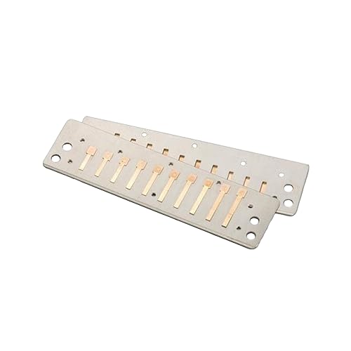 Harmonica - 【中古】(未使用品)SUZUKI スズキ 10穴ハーモニカMANJI M-20 Dフラット調 交換用リードプレート ※リードプレートのみ RP-M20 Dフラット