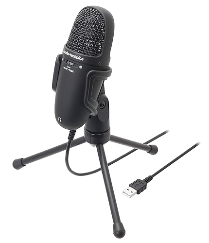 【中古】オーディオテクニカ USBコンデンサーマイク 在宅勤務／生放送／録音／動画配信／ポッドキャスト AT9934USB