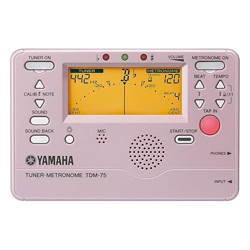【中古】(非常に良い)YAMAHA ヤマハ チューナーメトロノーム プラチナピンク TDM-75PP【メーカー名】【メーカー型番】【ブランド名】ヤマハ(YAMAHA) チューナー 【商品説明】YAMAHA ヤマハ チューナーメトロノーム プラチナピンク TDM-75PP寸法:幅 111mm 高さ 4mm 奥行き 18mm重量 106g(電池含む)初期不良に関する返品 商品到着から7日間以内に初期不良が発生した場合のみ、返品をお受けいたします。 お客様都合のキャンセル・返品 イメージと異なる、必要でなくなった等の理由によるキャンセル・返品は一切お受けしておりません。 付属品に関する確認 中古品は基本的に説明書、外箱、ドライバーインストール用CD-ROMは付属しておりません。 特にレンタル落ちの商品には、収納BOXや特典類など一切の付属品がないことをご理解ください。 また、商品名に「限定」や「保証」と記載があっても、特典や保証、ダウンロードコードは含まれておりません。 掲載内容と付属品が異なる場合、受注前に内容確認のメールをお送りいたします。 商品画像について 掲載されている写真は代表画像です。実際の商品とは異なる場合がありますので、予めご了承ください。 中古品の状態 中古品はキズや汚れがある場合がありますので、その点をご理解いただける方のみご購入ください。 在庫状況について 他のモールでも販売しているため、ご注文のタイミングによっては商品がご用意できない場合があります。 その場合、キャンセルのご連絡をさせていただきます。 上記ご理解の上、お買い求めいただけますようお願い申し上げます。 ご注文からお届けまで1．ご注文　　ご注文は24時間受け付けております 2．注文確認ご注文後、注文確認メールを送信します 3．在庫確認　多モールでも併売の為、在庫切れの場合はご連絡させて頂きます。　 ※中古品は受注後に、再メンテナンス、梱包しますのでお届けまで4〜10営業日程度とお考え下さい。 4．入金確認　前払い決済をご選択の場合、ご入金確認後に商品確保・配送手配を致します。 5．出荷 　配送準備が整い次第、出荷致します。配送業者、追跡番号等の詳細をメール送信致します。 6．到着　出荷後、1〜3日後に商品が到着します。 　※離島、北海道、九州、沖縄は遅れる場合がございます。予めご了承下さい。【ご注意】中古品につき、説明文に「特典あり」の記載があっても、特典は付属しません。ご了承ください。