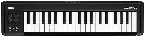 (未使用品)KORG(コルグ) ワイヤレス MIDI キーボード コントローラー Bluetooth DTM プラグイン付属 microKEY2 Air (マイクロキー・エアー) 37鍵盤