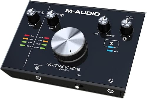 【中古】(未使用品)M-Audio 24bit／192kHz USBオーディオインターフェイス M-Track 2X2