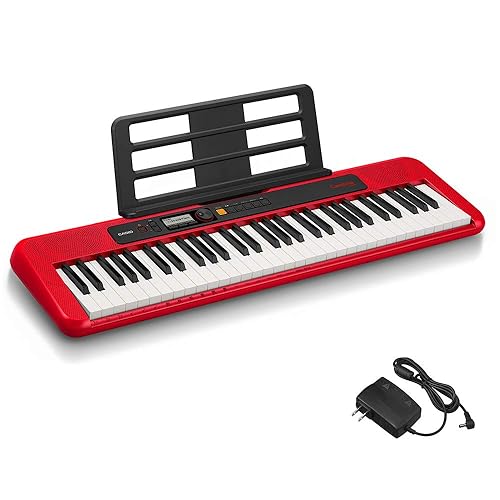 樂天商城 - 【中古】カシオ（CASIO）電子キーボード Casiotone CT-S200RD(レッド：赤) 61鍵盤 軽量＆コンパクト 持ち運びしやすくPOPデザイン ダンスミュージックモ