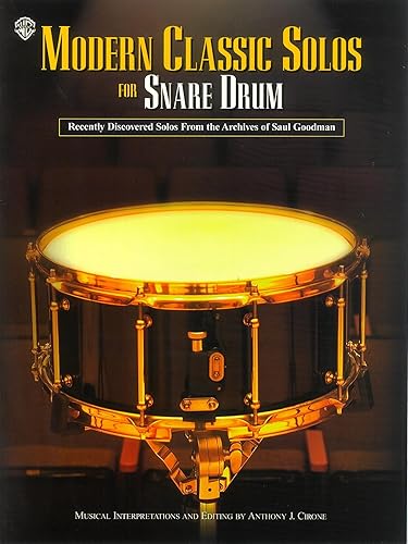【中古】Modern Classic Solos for Snare Drum: Recently Discovered Solos from the Archives of Saul Goodman【メーカー名】【メーカー型番】【ブランド名】Alfred Music 木琴 Cirone, Anthony J.: Editor; Goodman, Saul: Composer【商品説明】Modern Classic Solos for Snare Drum: Recently Discovered Solos from the Archives of Saul Goodmanスネアドラム教則本著者：ソール・グッドマン著者：Saul Goodman全編英語初期不良に関する返品 商品到着から7日間以内に初期不良が発生した場合のみ、返品をお受けいたします。 お客様都合のキャンセル・返品 イメージと異なる、必要でなくなった等の理由によるキャンセル・返品は一切お受けしておりません。 付属品に関する確認 中古品は基本的に説明書、外箱、ドライバーインストール用CD-ROMは付属しておりません。 特にレンタル落ちの商品には、収納BOXや特典類など一切の付属品がないことをご理解ください。 また、商品名に「限定」や「保証」と記載があっても、特典や保証、ダウンロードコードは含まれておりません。 掲載内容と付属品が異なる場合、受注前に内容確認のメールをお送りいたします。 商品画像について 掲載されている写真は代表画像です。実際の商品とは異なる場合がありますので、予めご了承ください。 中古品の状態 中古品はキズや汚れがある場合がありますので、その点をご理解いただける方のみご購入ください。 在庫状況について 他のモールでも販売しているため、ご注文のタイミングによっては商品がご用意できない場合があります。 その場合、キャンセルのご連絡をさせていただきます。 上記ご理解の上、お買い求めいただけますようお願い申し上げます。 ご注文からお届けまで1．ご注文　　ご注文は24時間受け付けております 2．注文確認ご注文後、注文確認メールを送信します 3．在庫確認　多モールでも併売の為、在庫切れの場合はご連絡させて頂きます。　 ※中古品は受注後に、再メンテナンス、梱包しますのでお届けまで4〜10営業日程度とお考え下さい。 4．入金確認　前払い決済をご選択の場合、ご入金確認後に商品確保・配送手配を致します。 5．出荷 　配送準備が整い次第、出荷致します。配送業者、追跡番号等の詳細をメール送信致します。 6．到着　出荷後、1〜3日後に商品が到着します。 　※離島、北海道、九州、沖縄は遅れる場合がございます。予めご了承下さい。【ご注意】中古品につき、説明文に「特典あり」の記載があっても、特典は付属しません。ご了承ください。