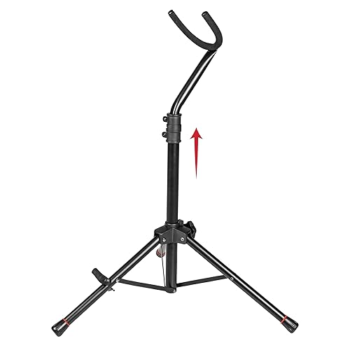 (未使用品)Gator Frameworks 三脚スタンド 標準サイズのバリトンサックス用 (GFW-BNO-SAXBARI)