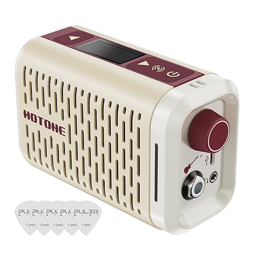(非常に良い)Hotone 多機能モダンミニモデリングアンプ BTギターベースIRキャビネット マルチFXモバイルアプリ付き