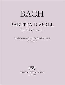 (非常に良い)Partition classique EMB (Editio Musica Budapest) BACH J.S. - PARTITA IN RE MIN (TRASCRIZIONE DA BWV 1013) - VIOLONCELLE Violoncelle