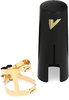【中古】(未使用品)VANDOREN M／O ゴールド仕上げ LIGATURE バリトン プラスチック...