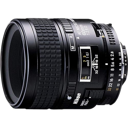 【中古】(非常に良い)Nikon AF 60mm f/2.8 D MC Objectif Micro compact