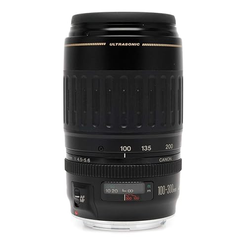 【中古】(非常に良い)Canon EF 100-300mm f/4.5-5.6 USM 望遠ズームレンズ Canon SLRカメラ用 (メーカー生産終了)【メーカー名】【メーカー型番】【ブランド名】キヤノン 14616581051 【商品説明】Canon EF 100-300mm f/4.5-5.6 USM 望遠ズームレンズ Canon SLRカメラ用 (メーカー生産終了)EFマウント、望遠ズームレンズ。内部フォーカス;フルタイムマニュアルフォーカス。焦点距離100~300mm。F/4.5-5.6 最大絞りリング型超音波モーター(USM)※ご購入前にご確認ください ・中古品のため、状態や付属品に個体差がございます ・お客様都合による返品・キャンセルはお受けしておりません ・当店は複数モールで在庫を共有しているため、タイミングにより欠品となる場合がございます ■ 安心してご購入いただくために 当店では、商品を一点ずつ検品・動作確認のうえ出荷しております。 中古品ではございますが、できる限り安心してご使用いただける状態でお届けできるよう努めております。 ■ 付属品について 中古品のため、説明書・外箱・CD-ROM等は付属しない場合がございます。 また、商品名に「限定」や「保証」と記載があっても、特典や保証、ダウンロードコードは付属いたしません。 レンタル落ち商品につきましては、収納BOX・DVDケースもないものとしてお考えください。 掲載内容と付属品が異なる場合、受注前に内容確認のメールをお送りいたします。 ■ 商品画像について 掲載画像はイメージ画像または代表画像を使用しておりますので、あらかじめご了承ください。 ■ 商品の状態について 中古品のため、キズ・汚れ・使用感等がある場合がございます。あらかじめご理解のうえご購入をお願いいたします。 ■ 在庫について ご注文のタイミングにより、在庫切れとなる場合がございます。その際は誠に恐縮ですが、キャンセルのご案内を差し上げる場合がございます。 ■ ご注文からお届けまで 1．ご注文 ご注文は24時間受け付けております。 2．ご注文確認 ご注文後、当店より確認メールをお送りいたします。 3．在庫確認・出荷準備 当店では複数モールで併売しているため、ご注文後に在庫確認を行っております。 また、中古品は再点検・メンテナンス・梱包を行うため、発送まで4〜10営業日ほどお時間をいただきます。 4．出荷 発送後、配送業者および追跡番号をご案内いたします。 5．お届け 出荷後、通常1〜3日程度で到着いたします。 ※北海道・沖縄・離島はお時間をいただく場合がございます。 ■ 返品・キャンセルについて 【初期不良について】 商品到着後7日以内にご連絡いただいた場合に限り、返品・返金または交換対応をいたします。 【お客様都合による返品・キャンセル】 イメージ違い・不要になった等の理由による返品・キャンセルはお受けしておりません。【ご注意】中古品につき、説明文に「特典あり」の記載があっても、特典は付属しません。ご了承ください。