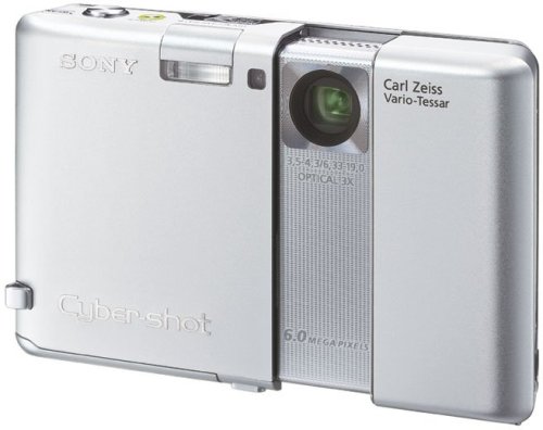 乐天商城 - 【中古】(未使用品)SONY デジタルスチルカメラ Cyber-Shot(サイバーショット) G1 600万画素 光学式手ブレ補正 シルバー レッド DSC-G1