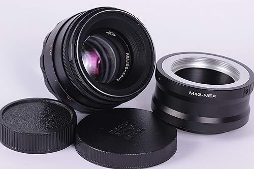 乐天商城 - 【中古】(未使用品)Helios 44-2 伝説のソビエトレンズ付属アダプターM42 Sony NEX用