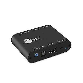 【中古】SIIG HDMI 2.0 オーディオエクストラクター 4K/60Hz HDR ARC HDCP 2.2対応...