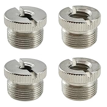 【中古】(未使用品)WOMLEX マイク変換ネジ マイクボルトアダプター 5/8"オス変換3/8"メスネジ 5/8"オス変換1/4"メスネジ マイクスタンド用 撮影補助ツール (鉄, 2+2個セット)【メーカー名】【メーカー型番】【ブランド名】WOMLEX 三脚・一脚用ネジアダプター 【商品説明】WOMLEX マイク変換ネジ マイクボルトアダプター 5/8"オス変換3/8"メスネジ 5/8"オス変換1/4"メスネジ マイクスタンド用 撮影補助ツール (鉄, 2+2個セット)セット内容：2個の5/8"-27オスから1/4"へ変換ネジ + 2個の5/8"-27オスから3/8"へ変換ネジ。品質：高精度な仕上がり。コンパクトで軽量。 丈夫で長持ち、安定性があり、取り付けも簡単です。　適用範囲：変換ネジにより、ブラケットにカメラ、三脚、マイクロフォンなどのアクセサリーを取り付けることができます。初期不良に関する返品 商品到着から7日間以内に初期不良が発生した場合のみ、返品をお受けいたします。 お客様都合のキャンセル・返品 イメージと異なる、必要でなくなった等の理由によるキャンセル・返品は一切お受けしておりません。 商品画像について 掲載されている写真は代表画像です。実際の商品とは異なる場合がありますので、予めご了承ください。 在庫状況について 他のモールでも販売しているため、ご注文のタイミングによっては商品がご用意できない場合があります。 その場合、キャンセルのご連絡をさせていただきます。 上記ご理解の上、お買い求めいただけますようお願い申し上げます。 ご注文からお届けまで1．ご注文　　ご注文は24時間受け付けております 2．注文確認ご注文後、注文確認メールを送信します 3．在庫確認　多モールでも併売の為、在庫切れの場合はご連絡させて頂きます。　 ※中古品は受注後に、再メンテナンス、梱包しますのでお届けまで4〜10営業日程度とお考え下さい。 4．入金確認　前払い決済をご選択の場合、ご入金確認後に商品確保・配送手配を致します。 5．出荷 　配送準備が整い次第、出荷致します。配送業者、追跡番号等の詳細をメール送信致します。 6．到着　出荷後、1〜3日後に商品が到着します。 　※離島、北海道、九州、沖縄は遅れる場合がございます。予めご了承下さい。【ご注意】中古品につき、説明文に「特典あり」の記載があっても、特典は付属しません。ご了承ください。