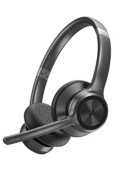【中古】エレコム ワイヤレスヘッドセット 【 Bluetooth/有線 】 ノイズリダクション機能付き ミュートボタン付き ブラック LBT-HSOH20BK