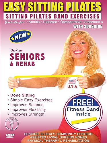 【中古】Easy Sitting Pilates & Pilates Band [DVD]