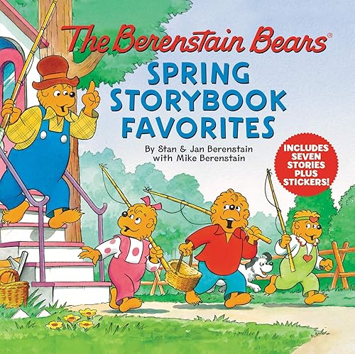(非常に良い)The Berenstain Bears Spring Storybook Favorites: Includes 7 Stories Plus Stickers!: A Springtime Book For Kids ? Classic Tales About F