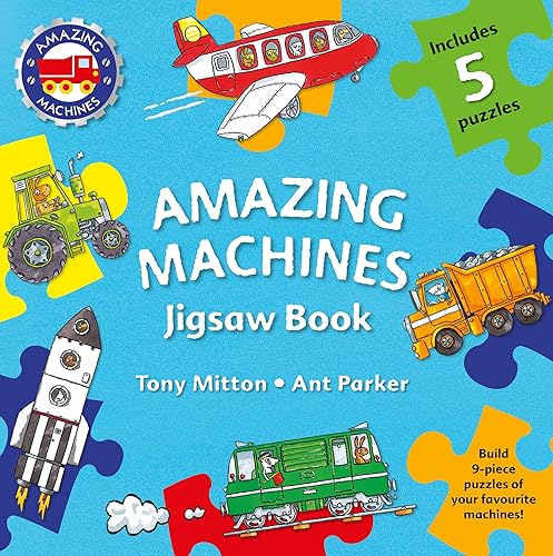 (非常に良い)Amazing Machines Jigsaw Book