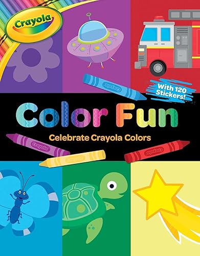 Crayola: Color Fun (A Crayola Coloring Sticker Activity Book for Kids) (Crayola／BuzzPop)