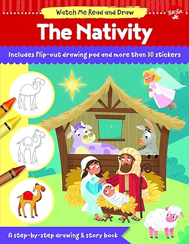 【中古】Watch Me Read and Draw: The Nativity: A step-by-step drawing & story book