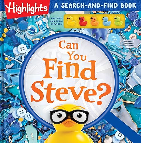 【中古】Can You Find Steve?: A Hide-and-Seek Puzzle Adventure with Find It Games and Challenges, Scavenger Hunt Duck Book for Kids Ages 6-9