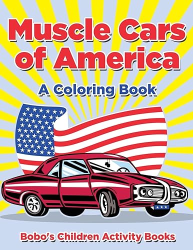 (非常に良い)Muscle Cars of America: A Coloring Book