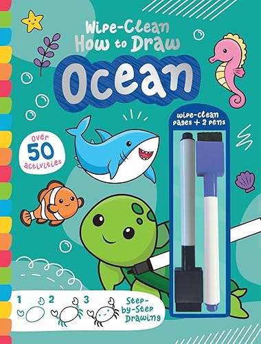 (非常に良い)Wipe-clean How to Draw Ocean