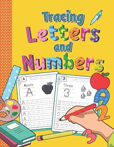 樂天商城 - 【中古】(非常に良い)Tracing Letters and Numbers: Practice Workbook for Preschoolers | Trace Letters and Numbers Book for Kindergarten and Pre K | Kids Ages