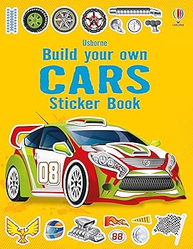 Build your own Cars Sticker book: Build And Customize your own Supercars in this Interactive Sticker Book