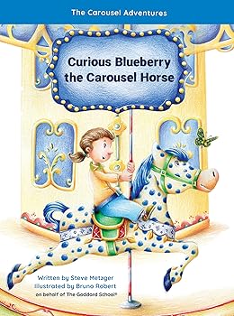 (非常に良い)Curious Blueberry the Carousel Horse (Wonder of Learning)