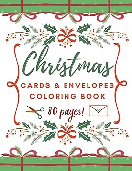【中古】Christmas Cards and Envelopes Coloring Book: Special Gift for Kids an...