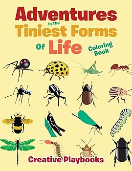 (非常に良い)Adventures In The Tiniest Forms Of Life Coloring Book