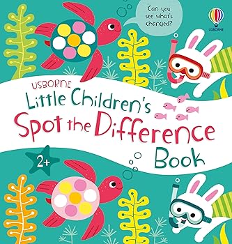 (非常に良い)Little Children's Spot the Difference Book: An Engaging Puzzle Book About Ocean to Space Adventures for Children (Ages 2-4)
