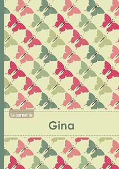 ル・カルネ・ド・ジーナ:ル・カルネ・デ・ジーナ - Lignes、96p、A5-Papillons Vintage