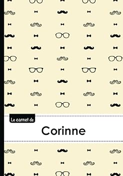 【中古】Le carnet de Corinne - Lignes, 96p, A5 - Moustache Hispter