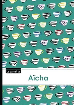 (非常に良い)Le carnet d'A?cha - Lignes, 96p, A5 - Coffee Cups