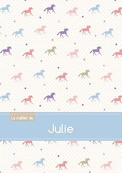 【中古】Le cahier de Julie - Blanc, 96p, A5 - Chevaux