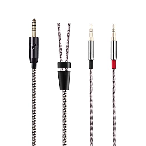 Other - 【中古】(非常に良い)6N単結晶銅・銀メッキ MDR-Z7 MDR-Z1R DENON D7100 D7200 D600 対応アップグレード・ケーブル【プラグ 4.4mm 5極 バランス】ビバボ T1II T5P T5P
