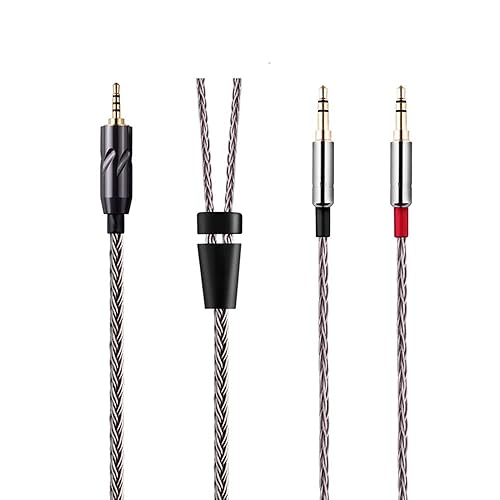 Other - 【中古】6N単結晶銅・銀メッキ MDR-Z7 MDR-Z1R DENON D7100 D7200 D600 対応アップグレード・ケーブル【 プラグ 3.5mm 】ビバボ T1II T5P T5PII HE560 HE