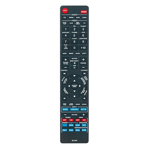 Other - 【中古】Rc-978 ROLLGAN 交換用リモコン Denon AVレシーバー AVR-1905 AVR-1906 AVR-785 AVR-785S AVR-19/78505 AVC-1590 テスト済み 100 AVR-1803 AVR18