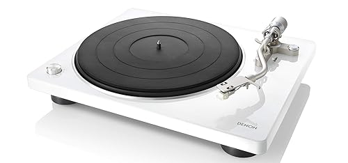 Other - 【中古】Denon DP400レコードプレーヤー、33-1/3、45、78RPMビニールレコード用モダンターンテーブル、ステレオRCA出力、イコライザー付きフォノプリアン