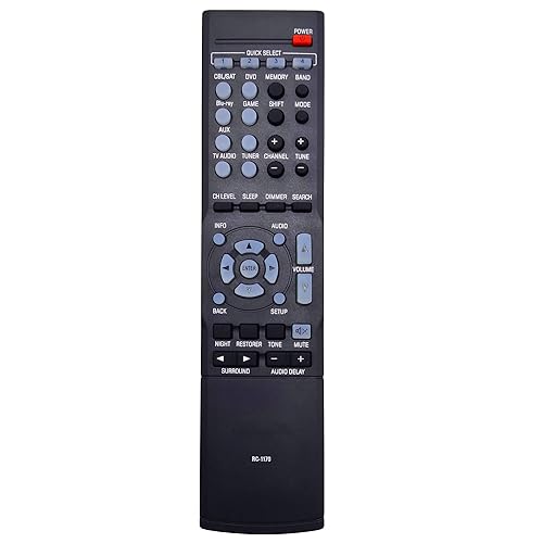 【中古】Okelet RC-1170 AVレシーバーリモコン、に適しています Denon AVR-1513/ AVR-E200/ AVR-X500/ DHT-1513BA