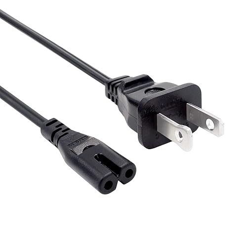 Other - 【中古】Denon Home 350 250 150スピーカー用交換用電源コード、D-M41 Micro HI-FIシステム 8フィート AC 2プロングケーブル。